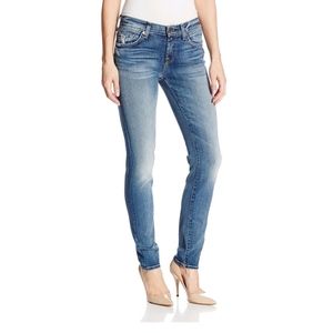 7 for All Mankind Slim Cigarette distressed jeans
